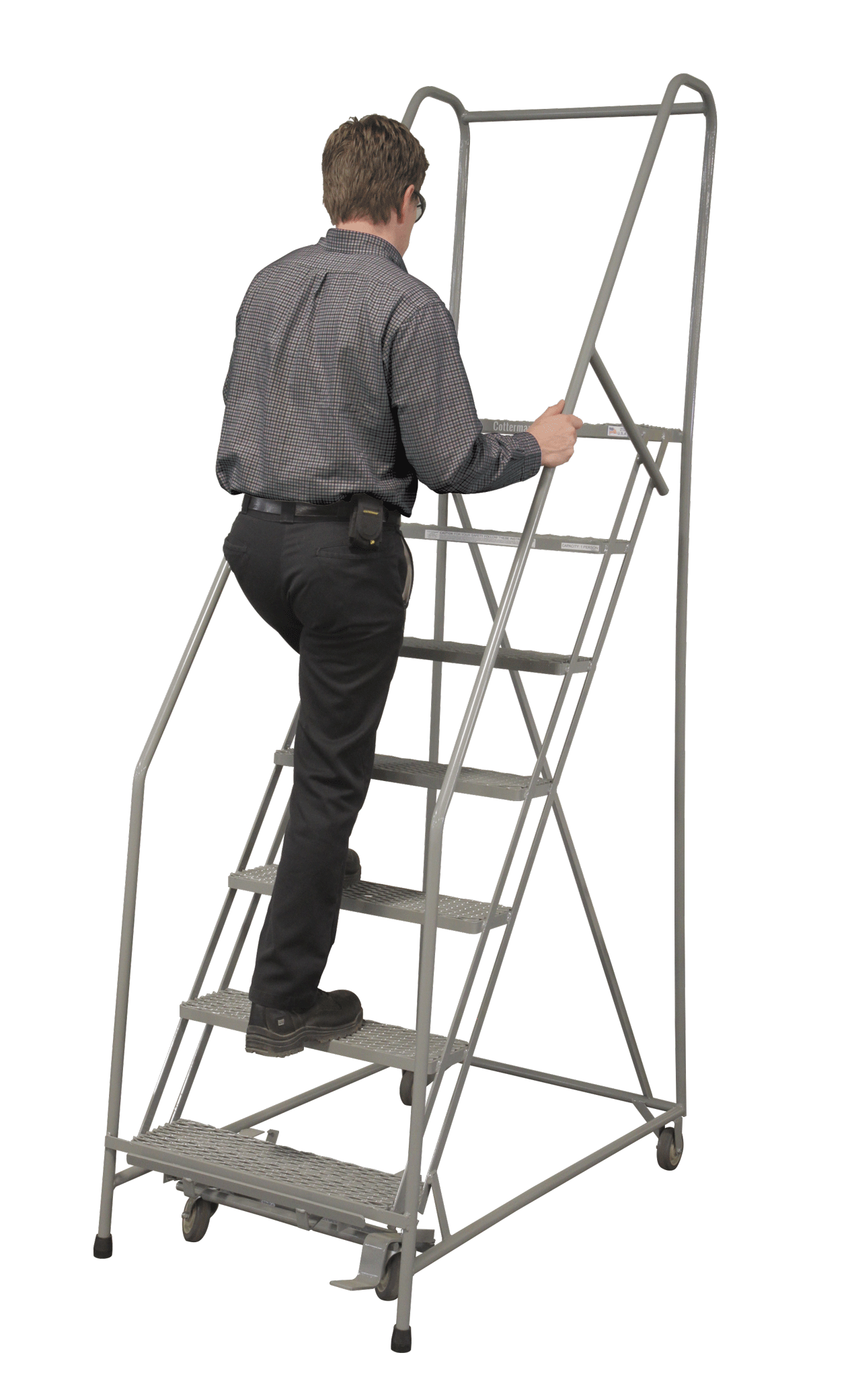 Cotterman Series 1500 Partially Assembled Ladders 16 Inch Tread Width