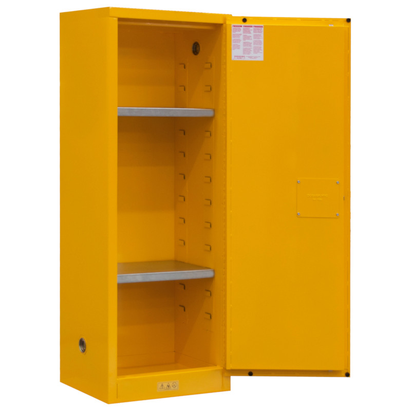 Durham Flammable Storage - 22 Gallon - Manual Close - Yellow