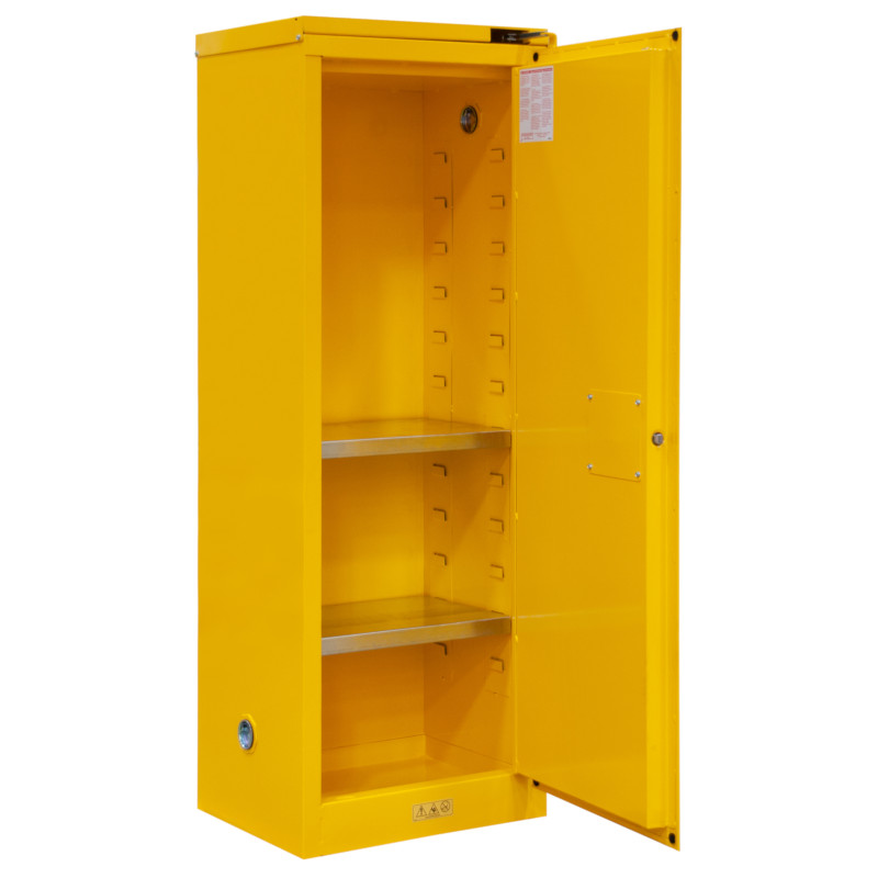 Durham Flammable Storage - 22 Gallon - Self Close - Yellow