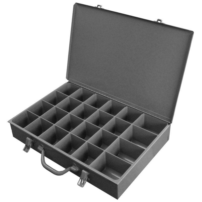 Durham Large Steel Compartment Box - 24 Opening