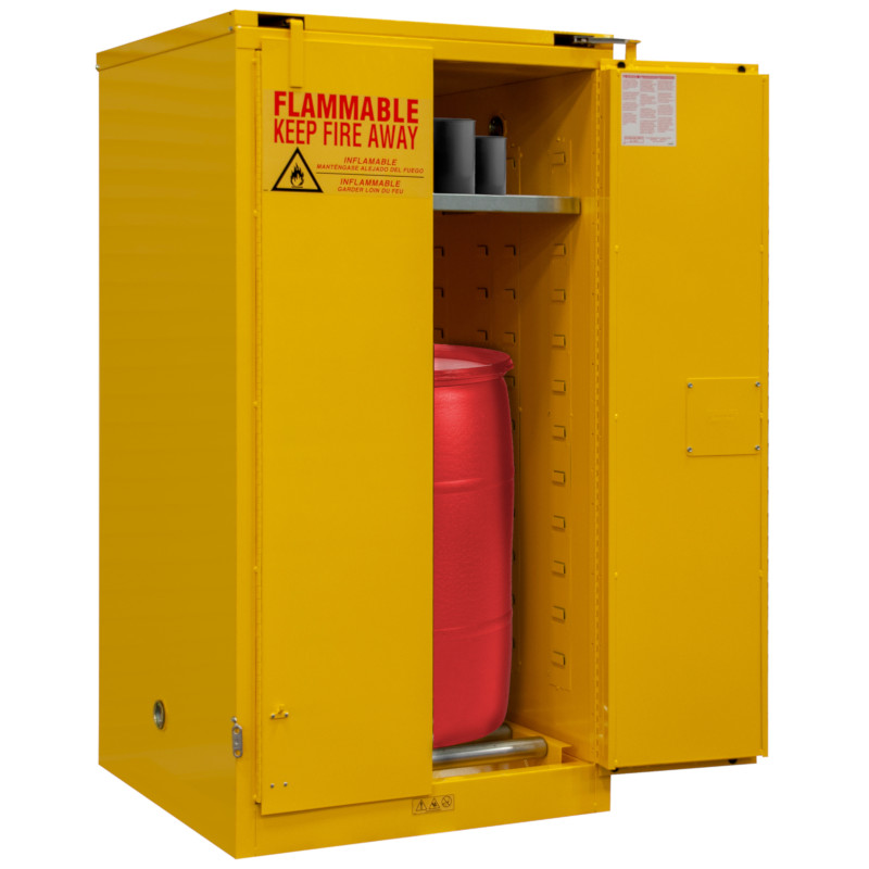 Durham Flammable Storage - 55 Gallon - Self Close - Yellow