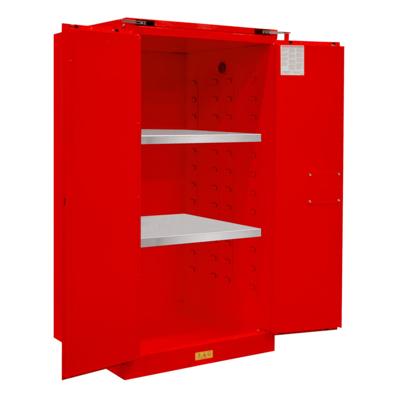 Durham Flammable Storage - 60 Gallon - Self Close - Red