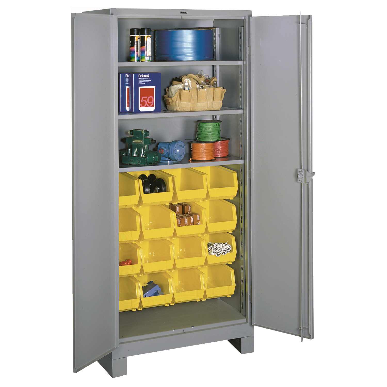 Lyon model 1123 Steel Industrial Bin Storage Cabinet
