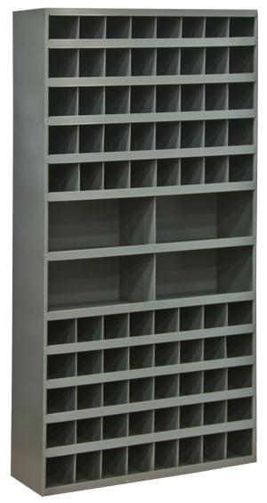 12 Inch Deep Parts Bins with Slope Shelf Design - Tall Bins - Model No. 735-95