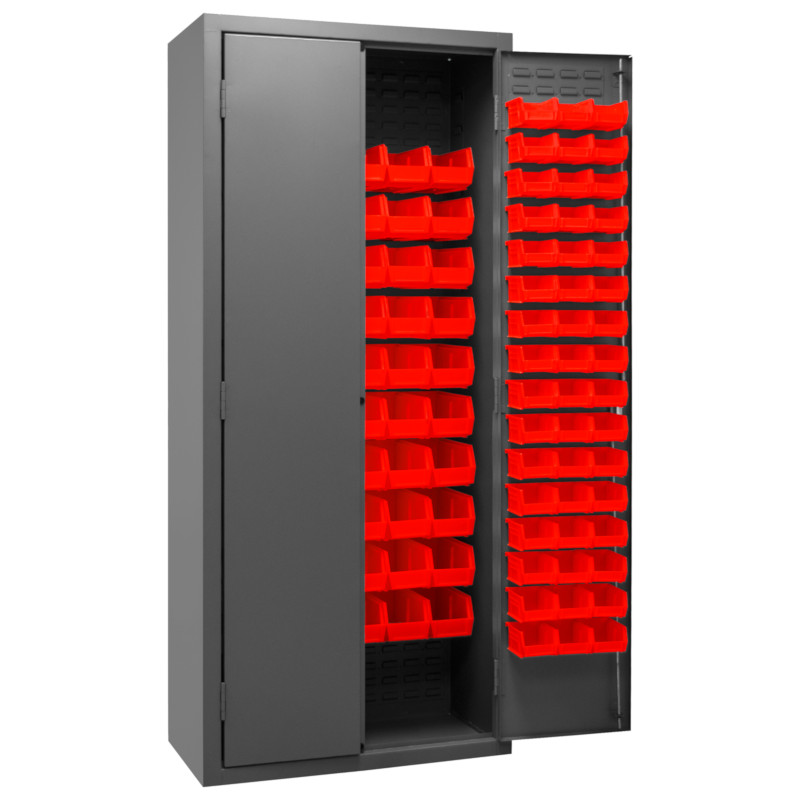 Durham Cabinet with 156 Bins - 36 in x 18 in x 84 in