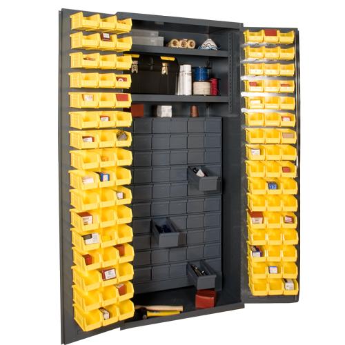 36 Inch Wide Small Parts Storage With 60 Jumbo Drawers