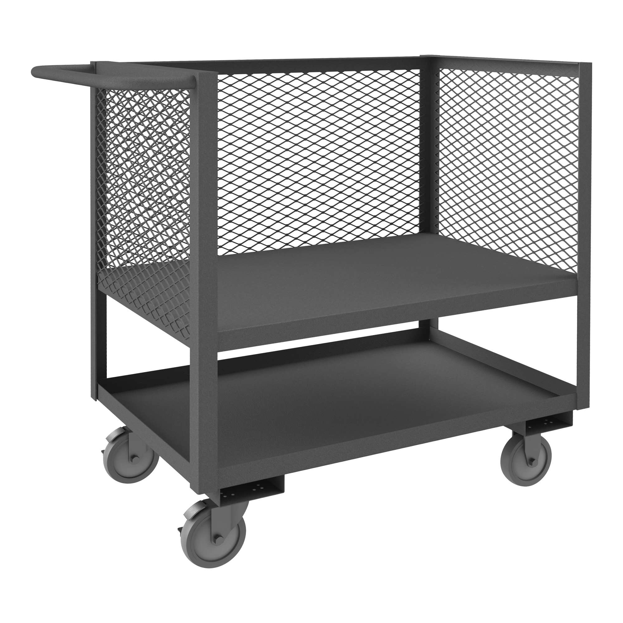 Durham 3 Sided Low Deck Truck with Mesh Sides