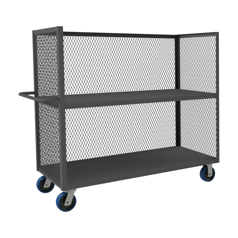 Durham 3 Sided Mesh Truck with 1 Fixed Shelf