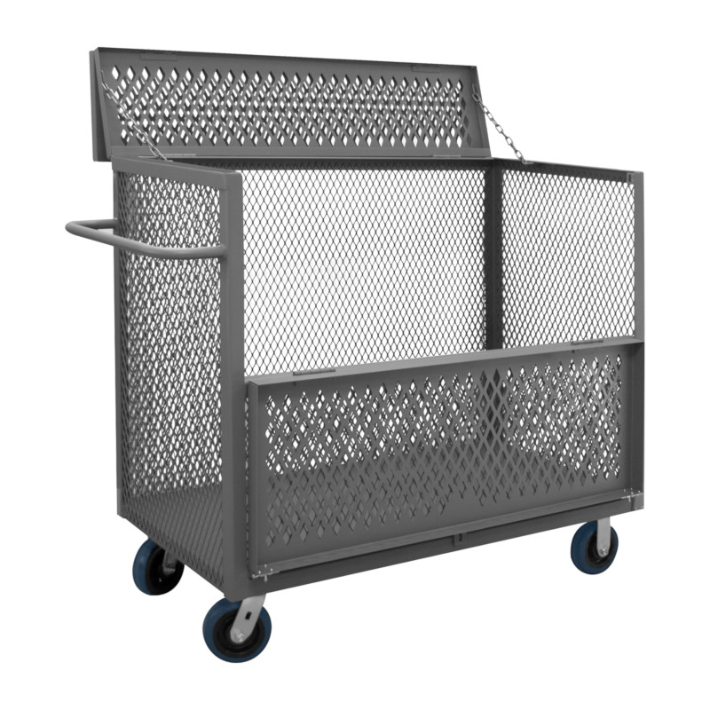 Durham 3 Sided Mesh Truck with Drop Gate and Top