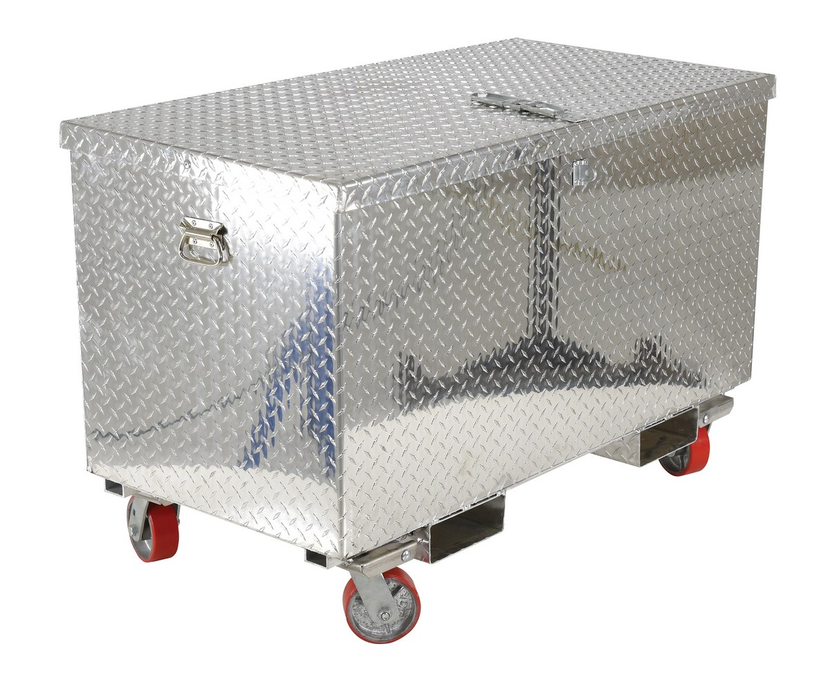Aluminum Tread Plate Tool Boxes Casters And Fork Pockets