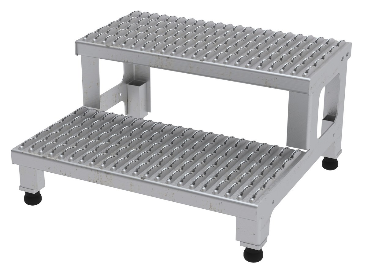 ASP-24-SS Stainless Steel Adjustable Step-Mate Stand