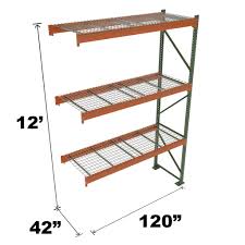 Stromberg Teardrop Storage Rack - Add-on Unit with Deck - 120 in x 42 in x 12 ft