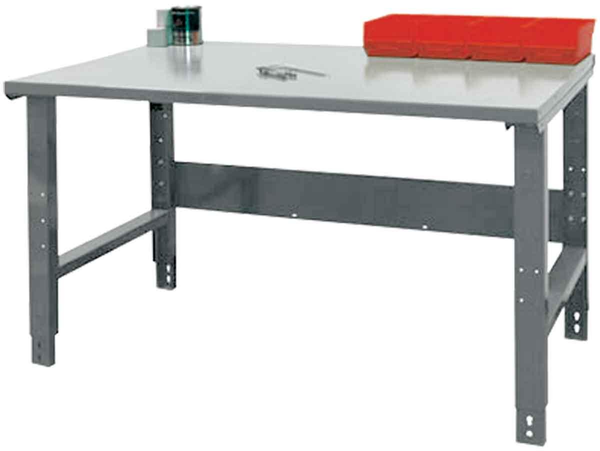 Adjustable Height Industrial Workbenches