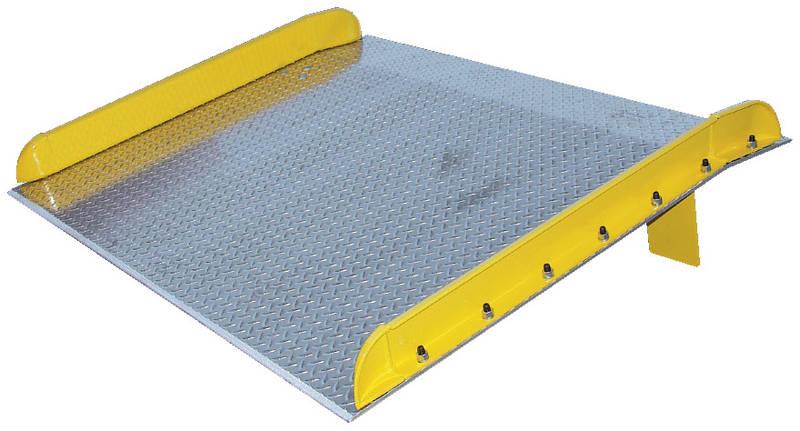 Vestil Aluminum Truck Dockboard with Steel Safety Curbs - 20000 lb. Capacity