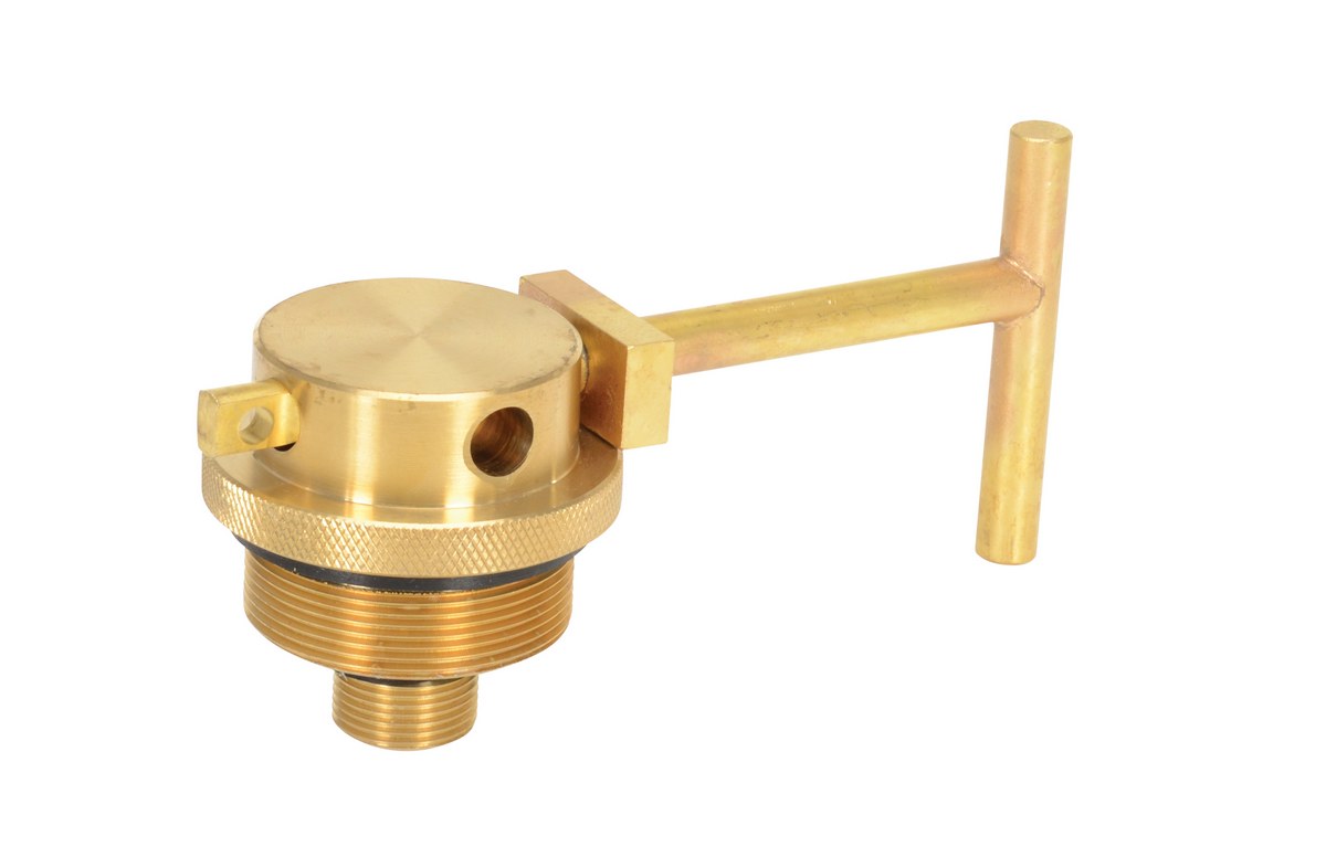 Vestil BLD-80 Brass Drum Lock