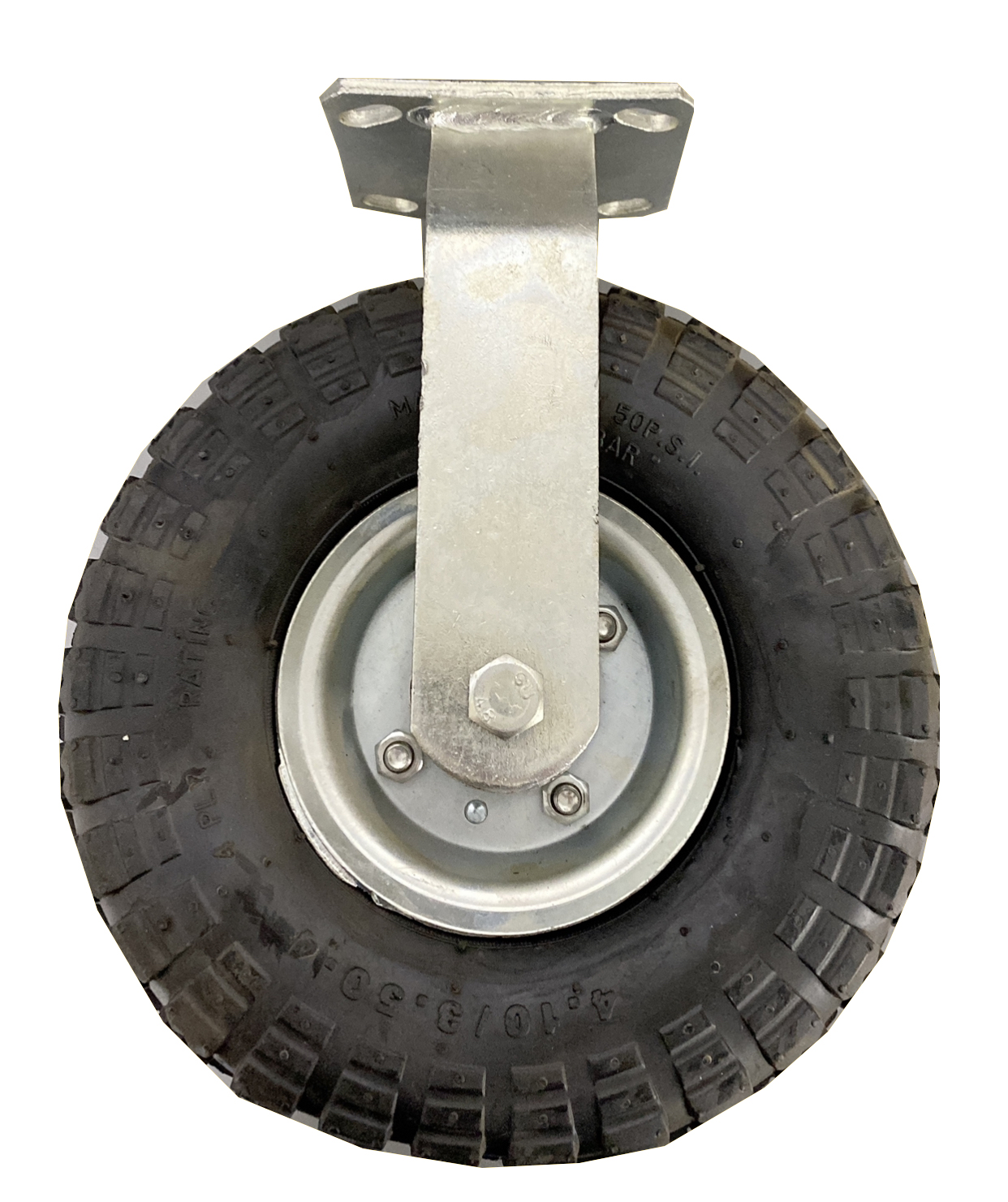CA6 Series Fully Pneumatic Rigid 10 Inch Casters