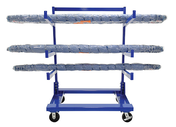 30 x 1.625 x 4 Vestil CANT-A36 Portable Cantilever Cart Arms Silver Pack of 2