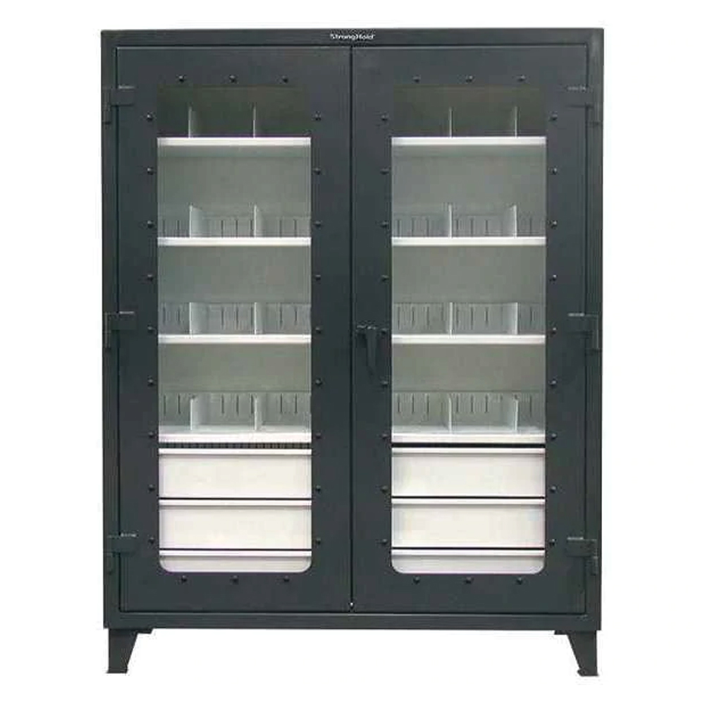 Clear View Cabinet with 6 Drawers and Removable Vertical Dividers