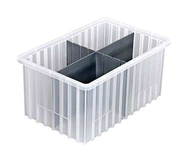 Quantum Clear-View Dividable Grid Containers