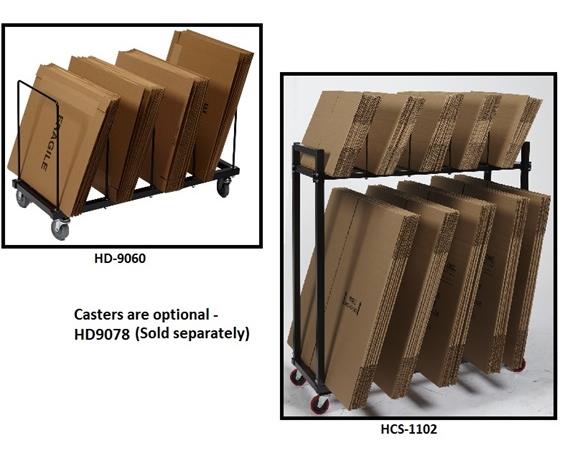 Carton Storage Rack Mobile Carton Storage Stand 6927