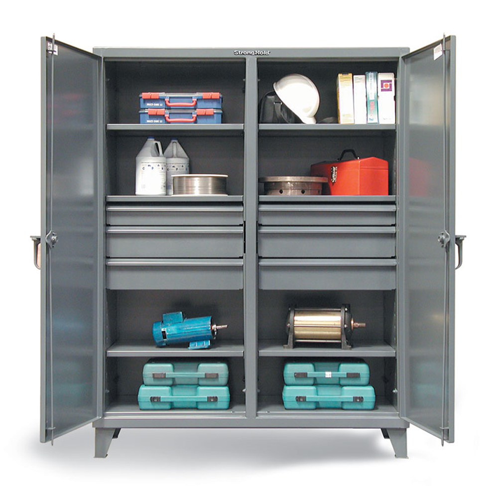 Double Shift Cabinets with Drawers 72" Wide