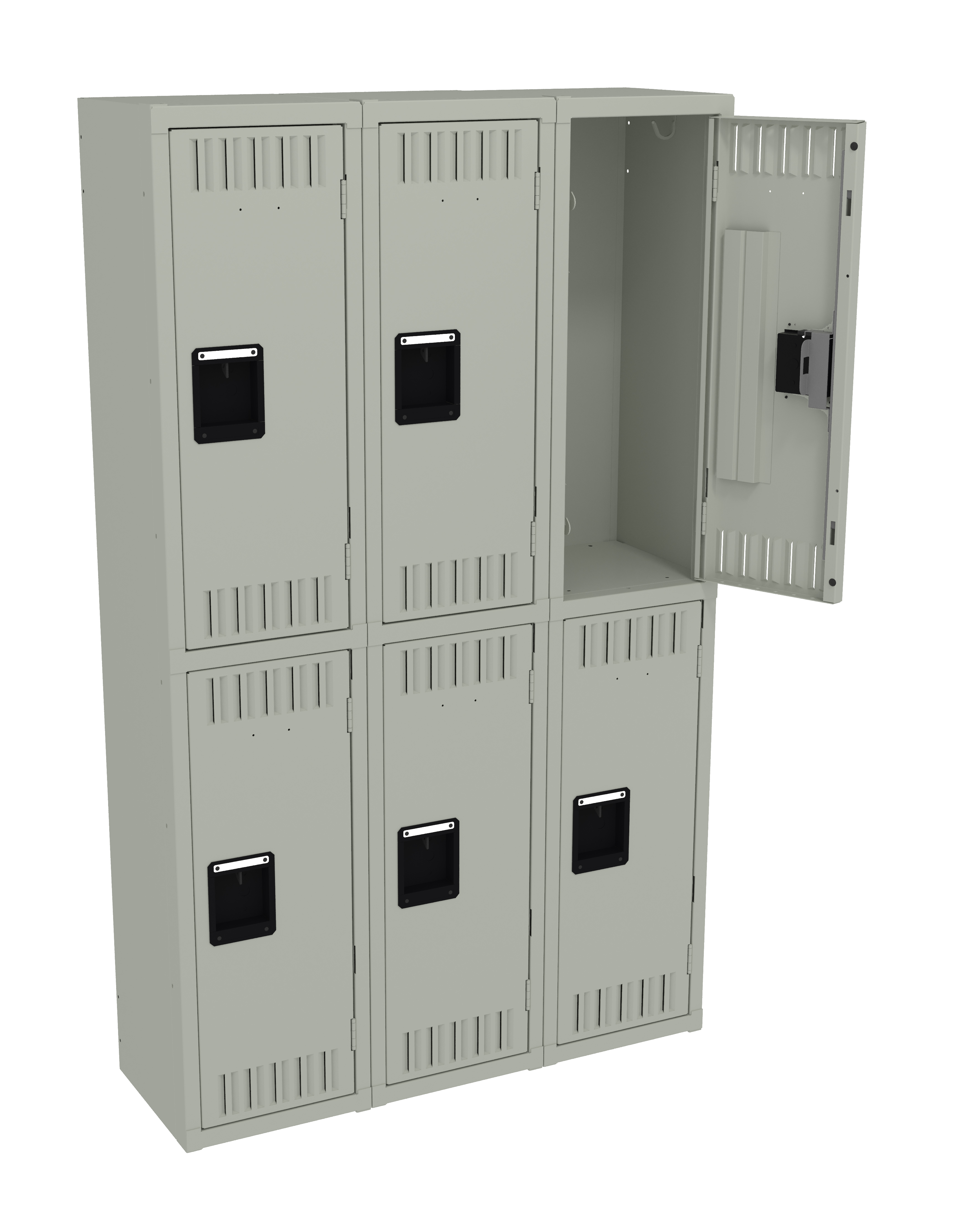 Double Tier Lockers Without Legs - Unassembled