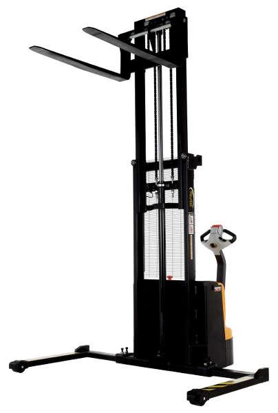 Vestil Double Mast Stacker with Powered Drive and Powered Lift Model No. S-101-AA-DM