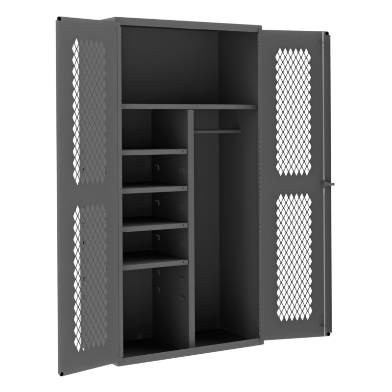 Durham Ventilated Shelves Cabinet with 4 Shelves
