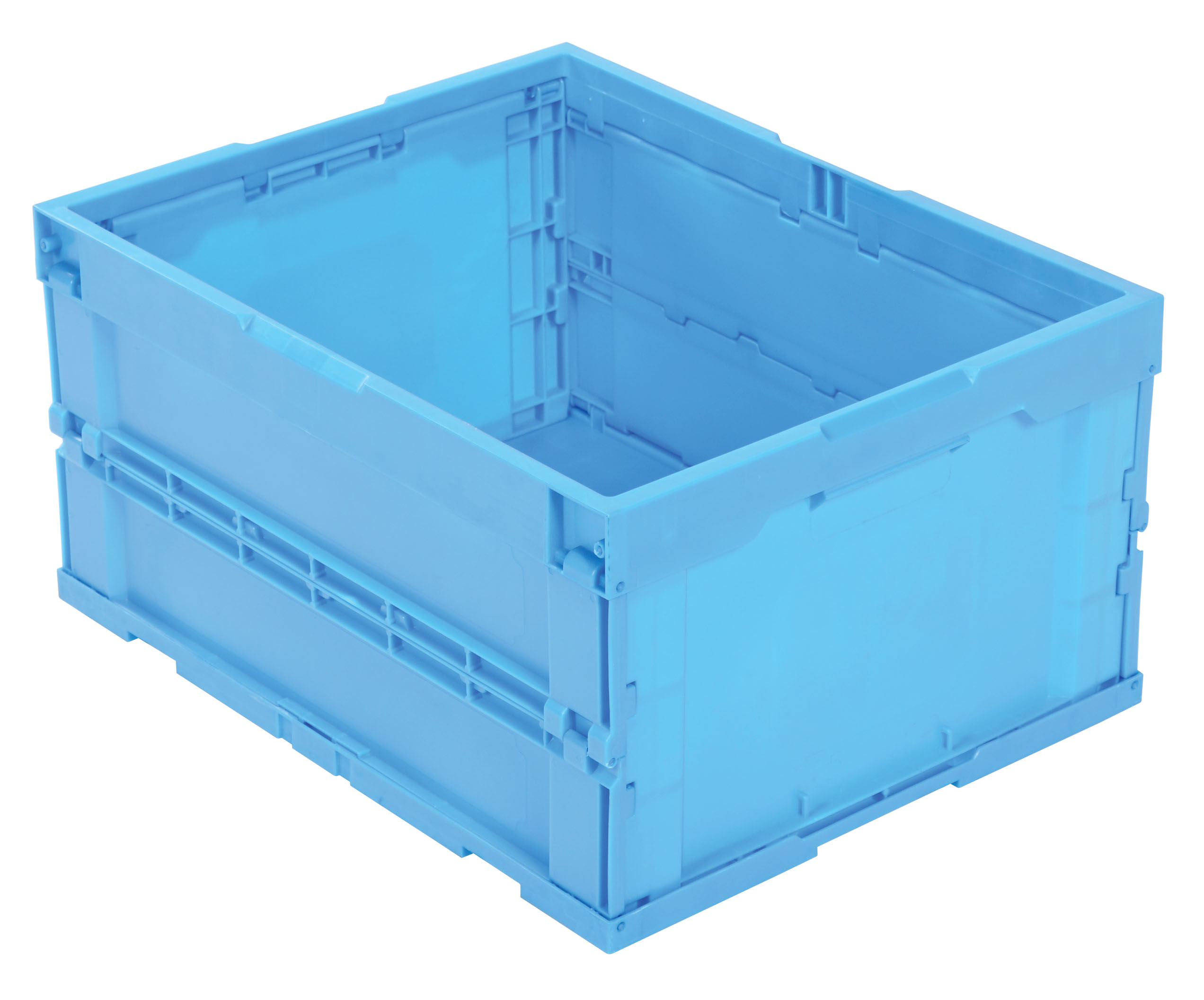 Vestil F-CRATE Folding Plastic Container