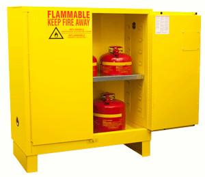 Durham FM Approved Flammable Safety Cabinet with Legs Model No. 1030ML-50