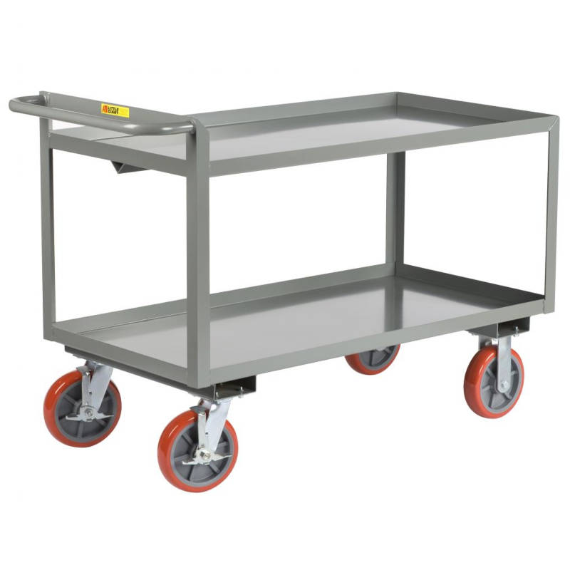 Gray 24 x 36 Little Giant G-2436-9P Cushion Load Merchandise Collector Cart