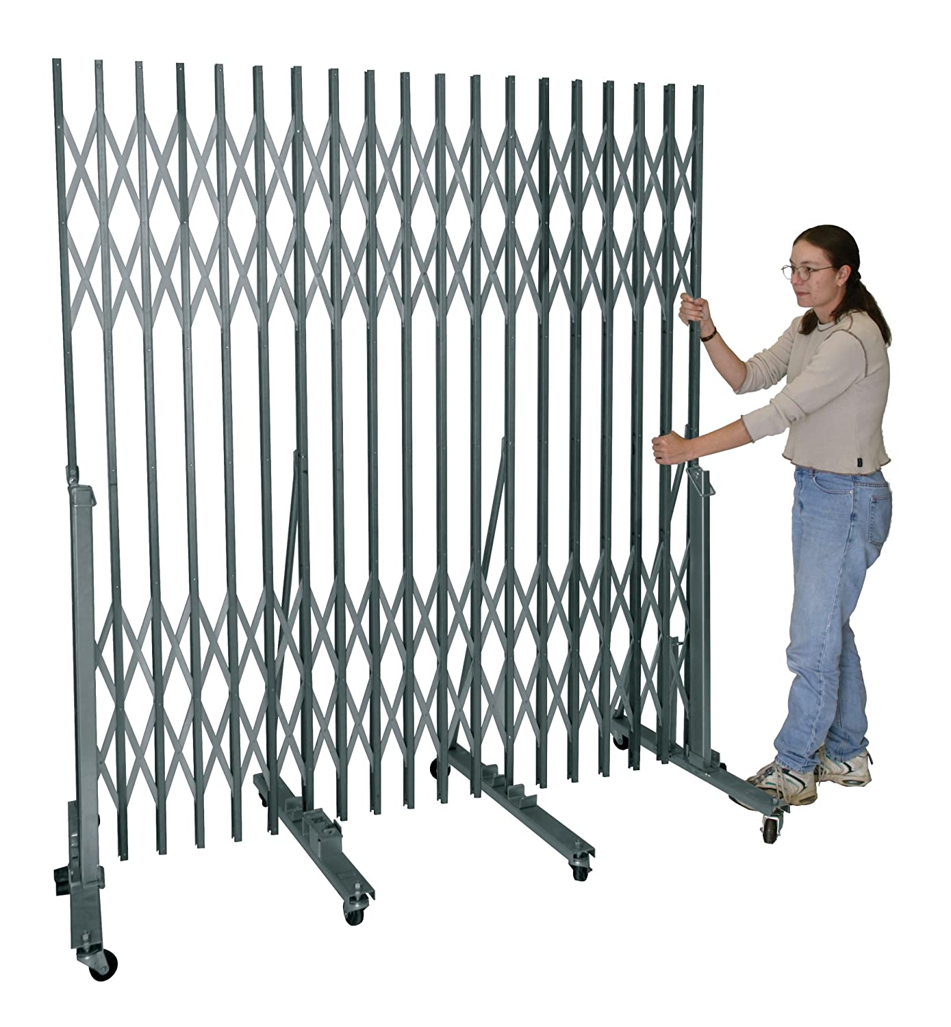 Traffic Control Gate (Portable, Scissor Style) Material Flow