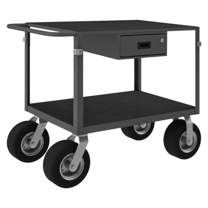 Durham Instrument Cart with 2 Shelves and 1 Drawer