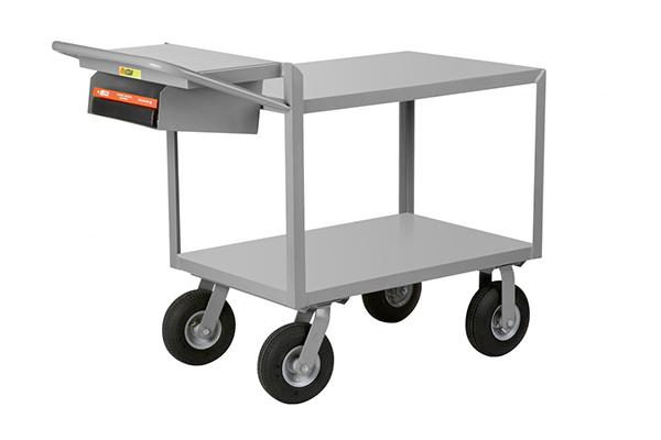 G-2436-9P-WSP Instrument Cart with Writing Shelf and Storage Pocket