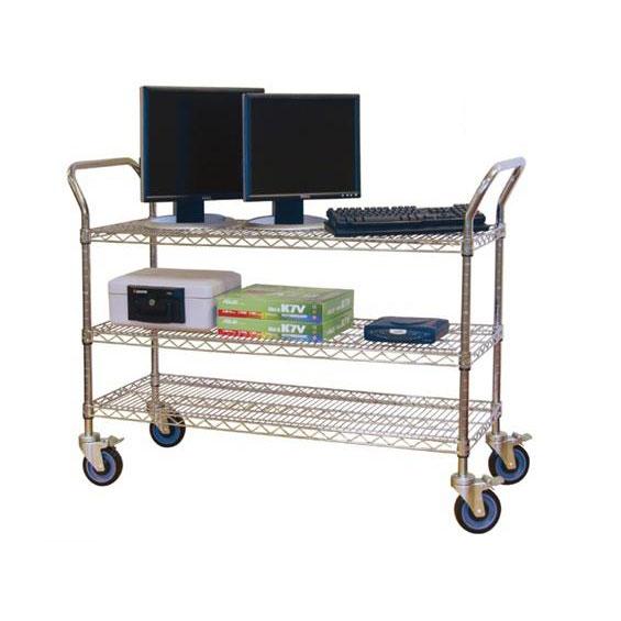 Jaken Chrome Wire Service Carts