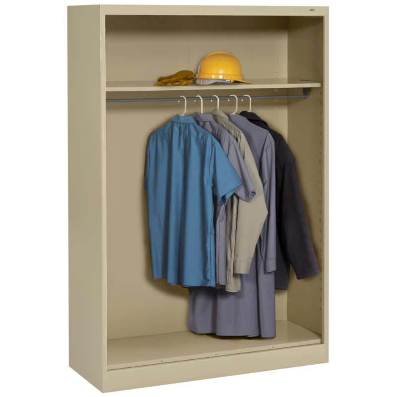 Tennsco Jumbo Open-Style Wardrobe Cabinet Model No. JO1878SUW