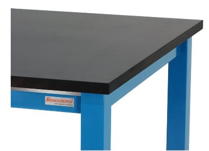 Kennedy Benches with 1" Thick Phenolic Resin Top And Square Cut Edge