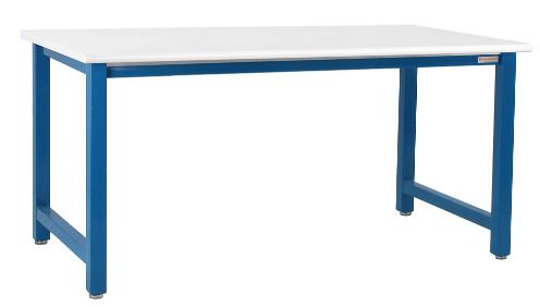 Kennedy Benches with Cleanroom Laminate Top and Rounded Front Edge