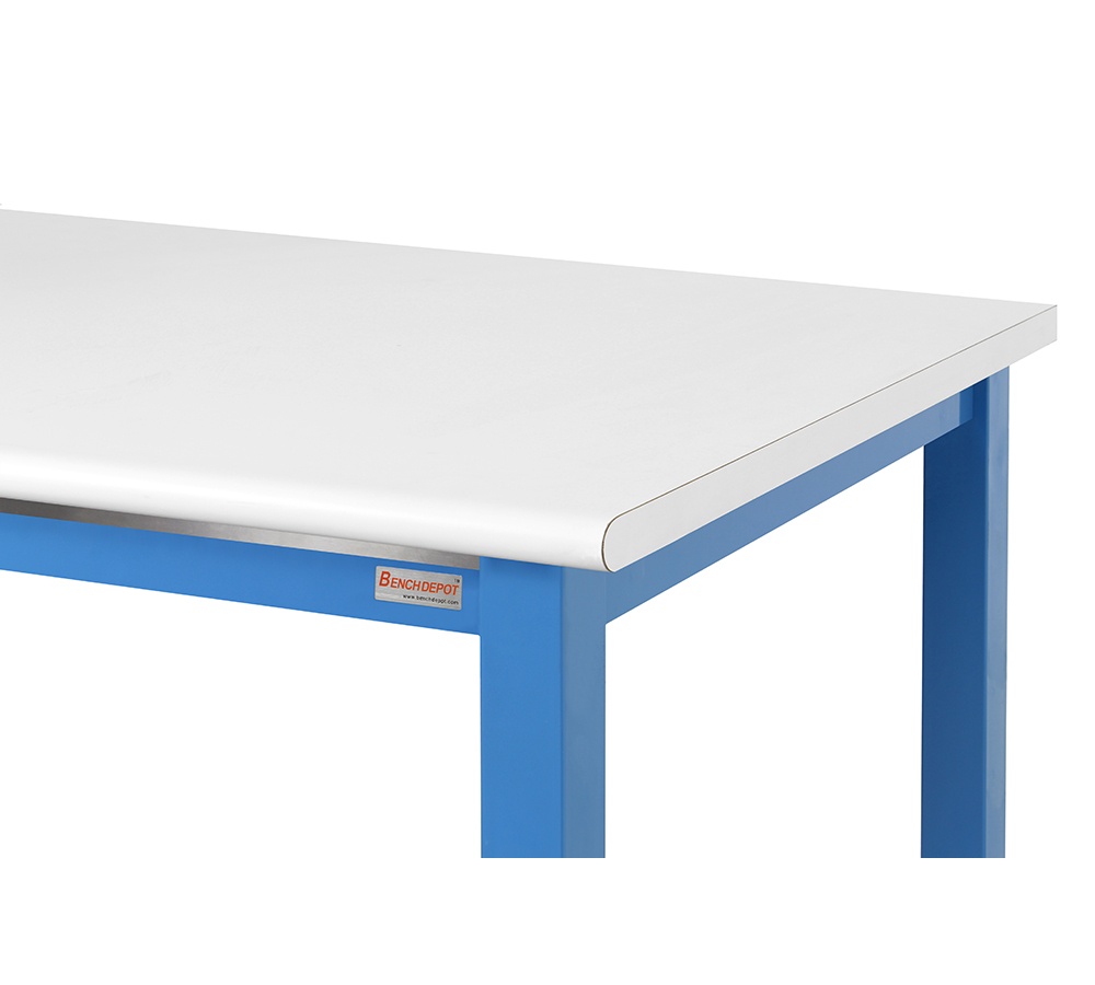 48" Wide Kennedy Benches with Formica Laminate Top - Round Front Edge