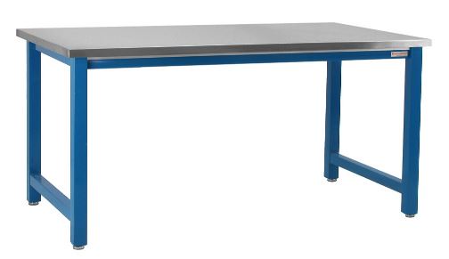 Kennedy Benches with Stainless Steel Top - Square Cut Front Edge