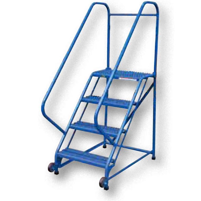 Vestil Tip-N-Roll Ladders - Non-Straddle Design