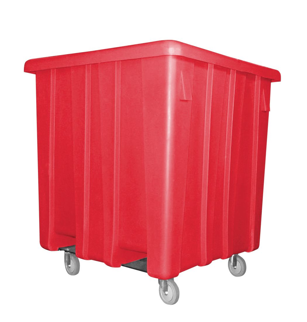 MHBC-3244-5C-R Red Bulk Containers with Casters