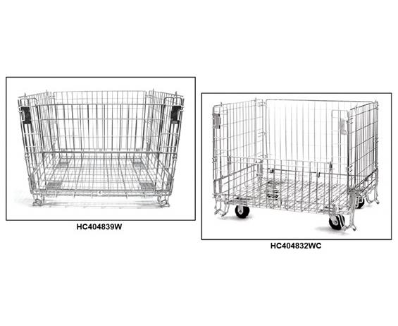 Wire Containers With or Without Casters