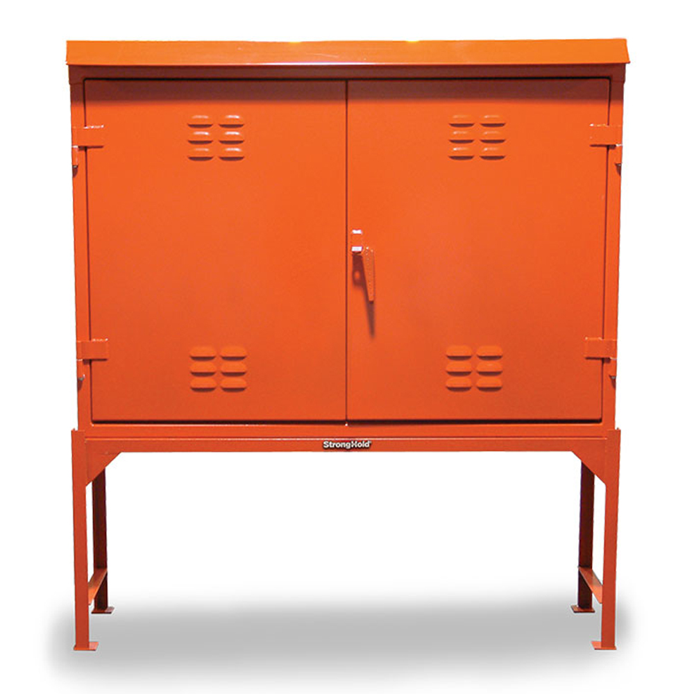 Outdoor Storage Cabinet with Angle Frame Base