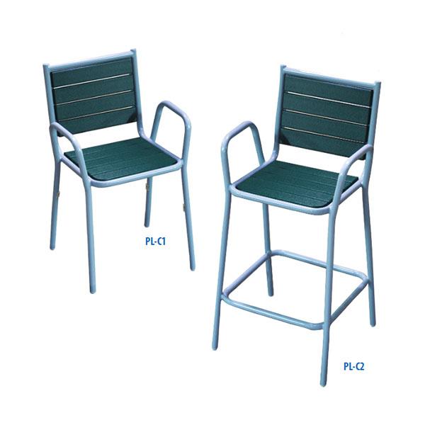 Plastic Slat Chairs