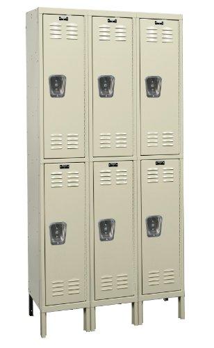 Hallowell Premium Wardrobe Lockers - Double Tier 3-Wide