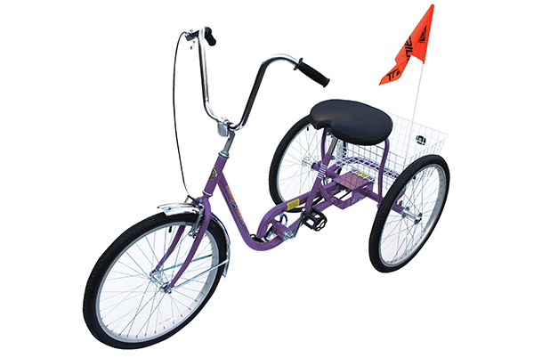 Purple Industrial Bicycle