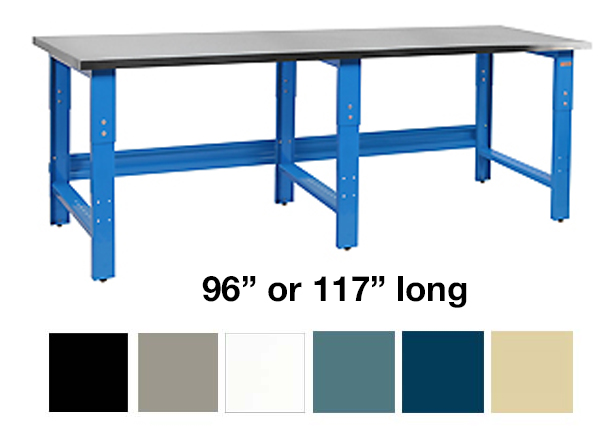 R-Series Workbenches with Stainless Steel Top BenchPro 96 or 117 Long