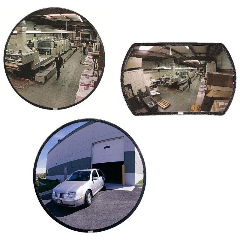 Convex Wide Angle Safety and Security Mirrors