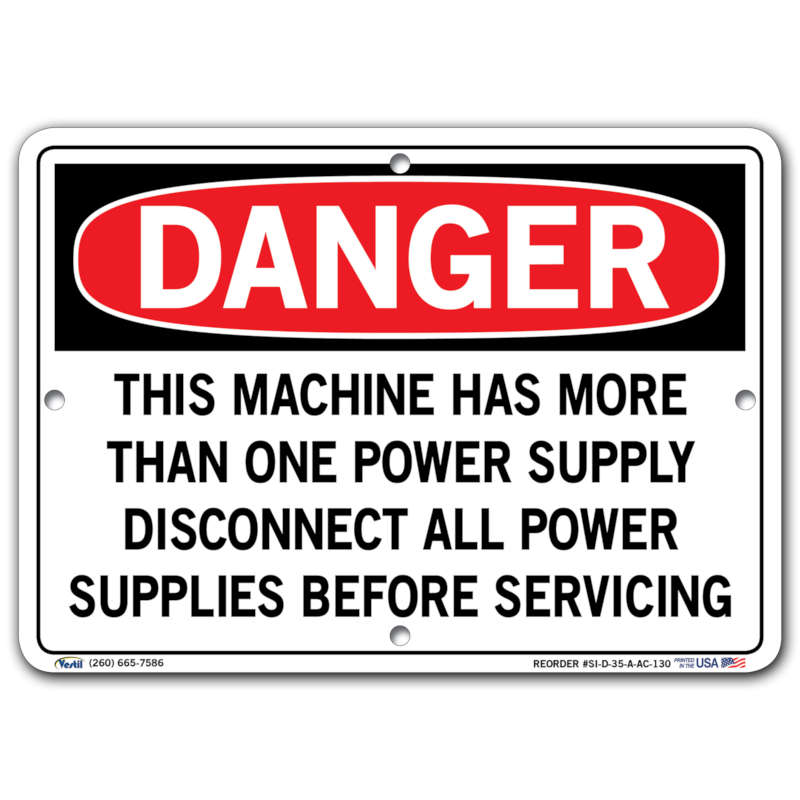 Vestil Danger Machine Has More Than One Power Supply
